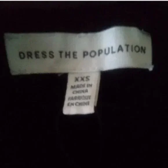 strapless open back dress Dress The Population Lyla Dress - Green main image 1